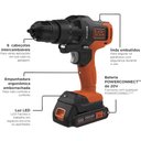 Ver imagem 3 de Furadeira Sem Fio 20V MAX MATRIX C/ 6 Cabeçotes Intercambiáveis