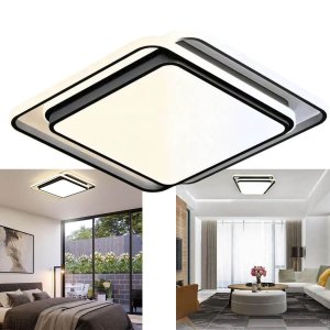 Luminaria Paflon Led 3 Em 1 Sobrepor Tons Ajustaveis Controle Remoto Decoraçao Iluminaçao Teto Sala 