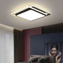 Luminaria Paflon Led 3 Em 1 Sobrepor Tons Ajustaveis Controle Remoto Decoraçao Iluminaçao Teto Sala  - 4