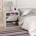 Ver imagem 1 de Criado-Mudo Espelhado 2 Gavetas 807E