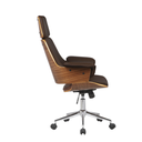 Ver imagem 4 de Cadeira Office Coimbra Pu Preta ou Pu Marrom - Rivatti