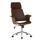 Ver imagem 1 de Cadeira Office Coimbra Pu Preta ou Pu Marrom - Rivatti