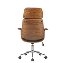 Ver imagem 3 de Cadeira Office Coimbra Pu Preta ou Pu Marrom - Rivatti