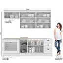 Ver imagem 4 de Cozinha Compacta 6 Peças Com Módulo Forno De Embutir Amy Casa 812