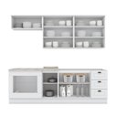 Ver imagem 5 de Cozinha Compacta 6 Peças Com Módulo Forno De Embutir Amy Casa 812