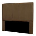 Ver imagem 3 de Cabeceira Queen 1,60m Toledo Suede - Pallazio Caramelo