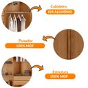 Ver imagem 6 de Guarda Roupa Casal Dunas Mdf 6 Portas e 2 Gavetas Moderna