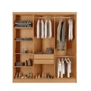 Ver imagem 3 de Guarda Roupa Casal Dunas Mdf 6 Portas e 2 Gavetas Moderna