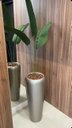 Ver imagem 2 de Vaso Decorativo Fibra de Vidro Florida P 65cm Champagne Brilho Lindo Vaso