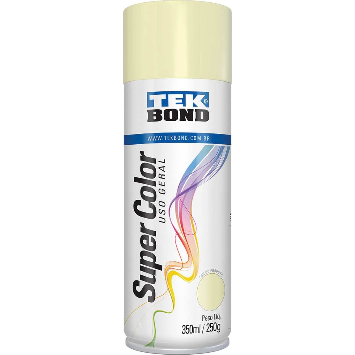 Tinta Spray Uso Geral Bege 350ml 250g - Tekbond - 1