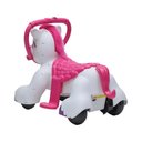 Ver imagem 5 de Mini Moto Elétrica Infantil Unicórnio Rosa 6v até 30kg com Controle Remoto