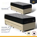 Ver imagem 4 de Cama Box com Colchão de Espuma D45 Pillow Top Suport Prime + Auxiliar de Espuma Unique Solteiro 88cm