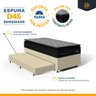 Cama Box com Colchão de Espuma D45 Pillow Top Suport Prime + Auxiliar de Espuma Unique Solteiro 88cm - 5