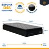 Cama Box com Colchão de Espuma D45 Pillow Top Suport Prime + Auxiliar de Espuma Unique Solteiro 88cm - 8