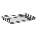 Ver imagem 1 de Bandeja Hara Celine Base Espelhada 58 X 37 Cm:preta