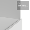 Ver imagem 5 de Balcão para Forno/Micro-Ondas 70 x 60 cm 1 Gaveta (sem Tampo) Branco Madesa