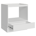 Ver imagem 6 de Balcão para Forno/Micro-Ondas 70 x 60 cm 1 Gaveta (sem Tampo) Branco Madesa