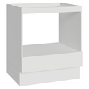 Ver imagem 2 de Balcão para Forno/Micro-Ondas 70 x 60 cm 1 Gaveta (sem Tampo) Branco Madesa