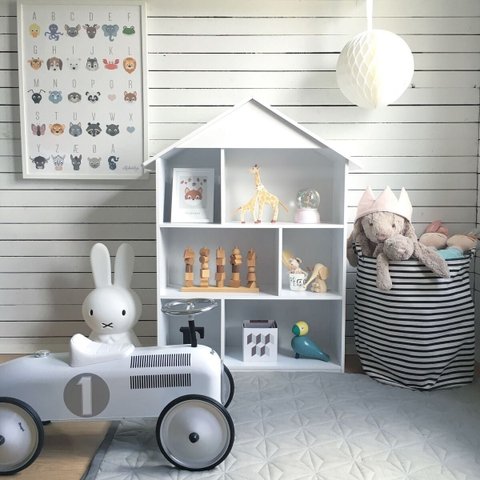 Casinha Organizador Infantil Jake 100% Mdf (brinquedos)