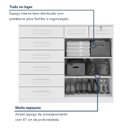 Ver imagem 7 de Cômoda para Quarto 8 Gavetas e 2 Portas Toronto