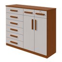 Ver imagem 3 de Cômoda para Quarto 8 Gavetas e 2 Portas Toronto