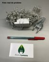 Ver imagem 4 de Kit 4 Pisca Pisca 100 Leds Colorido 8m Fio Transparente - 127v