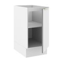 Ver imagem 5 de Balcão Madesa Lux 40 cm 1 Porta (Sem Tampo) Branco/Branco Veludo