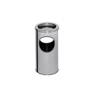 Lixeira Cinzeiro 25l em Aço Inox