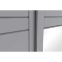 Ver imagem 5 de Guarda Roupas 2 Portas de Correr (1 C/ Espelho) e 3 Gavetas Verg Branco - Henn