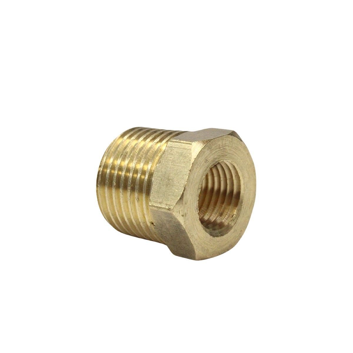 Bucha Redutora 1/2 Npt Macho X 1/4 Npt Fêmea para Gás - 1