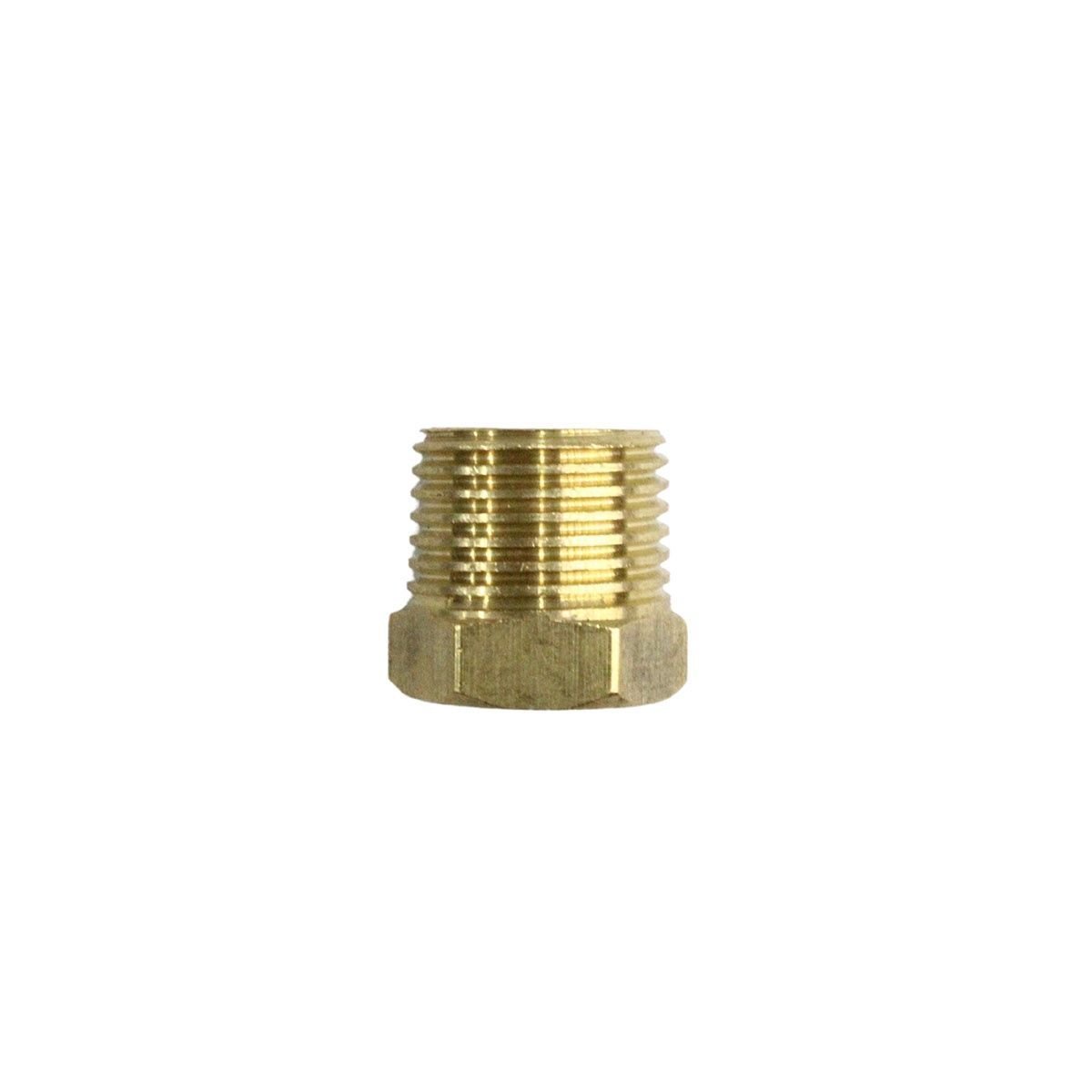 Bucha Redutora 1/2 Npt Macho X 1/4 Npt Fêmea para Gás - 2