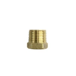 Bucha Redutora 1/2 Npt Macho X 1/4 Npt Fêmea para Gás - 2
