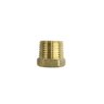 Bucha Redutora 1/2 Npt Macho X 1/4 Npt Fêmea para Gás - 2
