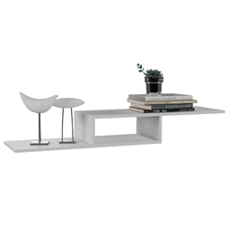 Rack para Sala Suspenso Moderno de Madeira - 1