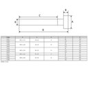 Ver imagem 4 de Parafuso Cabeça T M24 X 3,0 X 250mm - Modelo Pct-0009