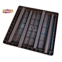 Ver mais imagens de Mesa Quadrada Rattan Montavel Café Plastico Plasnew