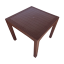 Ver imagem 1 de Mesa Quadrada Rattan Montavel Café Plastico Plasnew