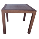 Ver imagem 5 de Mesa Quadrada Rattan Montavel Café Plastico Plasnew