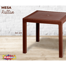 Mesa Quadrada Rattan Montavel Café Plastico Plasnew - 2