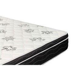 Cama Box Viúva: Colchão Molas Ortobom Nanolastic Physical Spring + Base CRC Suede Black(128x188) - 5