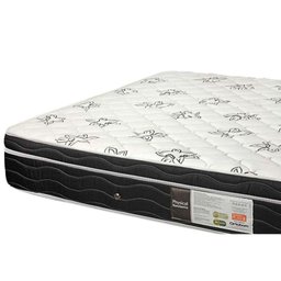 Cama Box Viúva: Colchão Molas Ortobom Nanolastic Physical Spring + Base CRC Suede Black(128x188) - 4