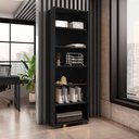 Ver imagem 1 de Livreiro Office com 5 Prateleira - Preto Móveis Leão