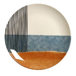 CONJUNTO C/ 6 PRATOS RASO COUP ABSTRATA Ø 27,5cm - 1 CONJUNTO C/ 6 PRATOS RASO COUP ABSTRATA Ø 27,5cm - 1