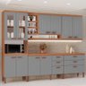 Cozinha Modulada Completa Ester New 100% MDF Tuboarte 10 Portas e 6 Gavetas - 1