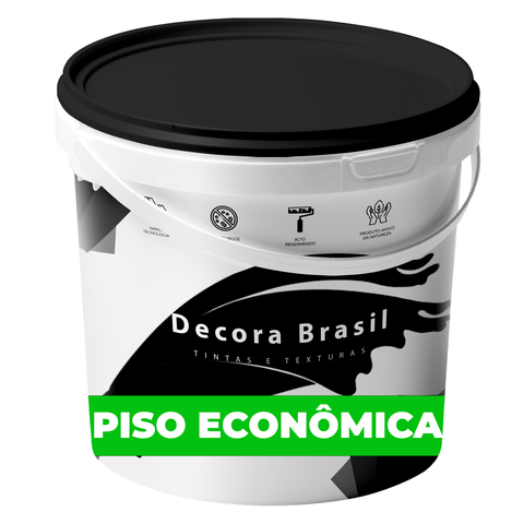 Tinta Piso Econômica Externa Interna Decora Brasil Fosco - 14l - Concreto