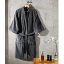 Ver imagem 1 de Roupão de Banho Adulto Felpa Aveludada Tamanho M Dohler - Grafite