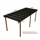 Ver imagem 2 de Cobertura Policarbonato Alveolar 6,00m x 2,00m - Fume 6mm