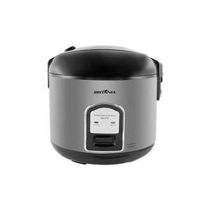 Panela Elétrica de Arroz Britânia Bpa10pi Inox / Preto 220v