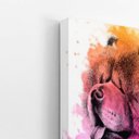 Ver imagem 3 de Quadro Chow Chow Cachorro Aquarela Tinta Canvas 20x30cm