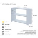 Ver imagem 5 de Sapateira de Porta Multiuso Organizadora Entrada Sala Quarto